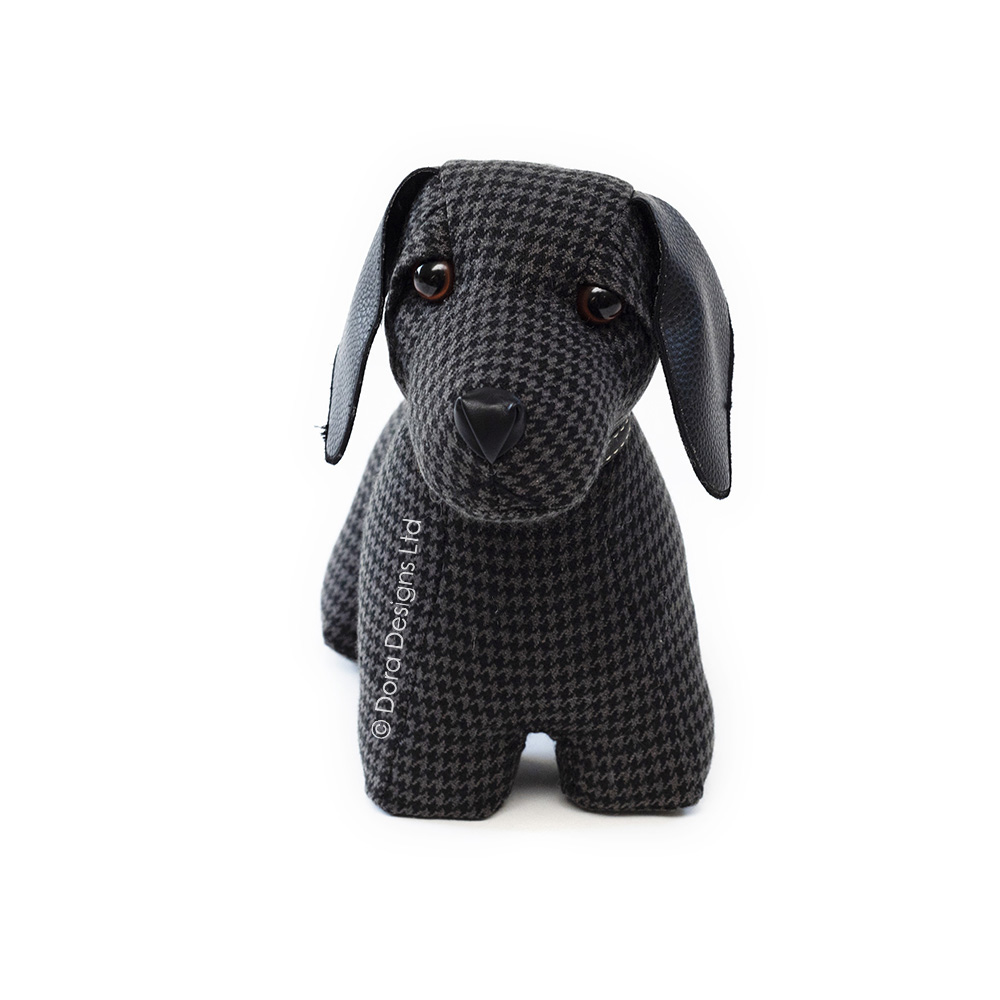 Black labrador door stop sale