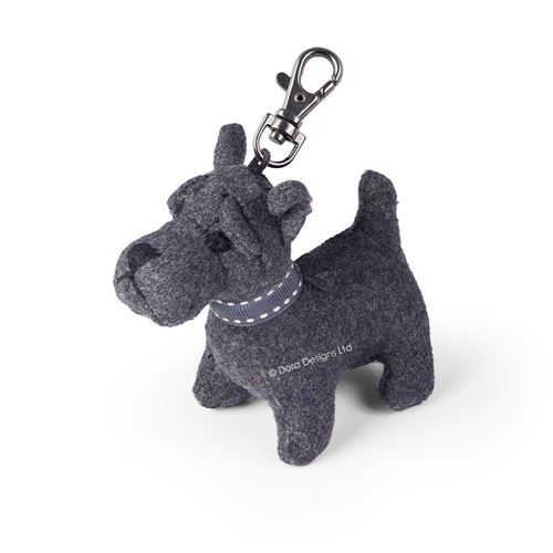 Scottie Dog Keyrings Purple